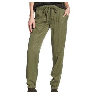 Sanctuary Olive Green Lyocell Joggers